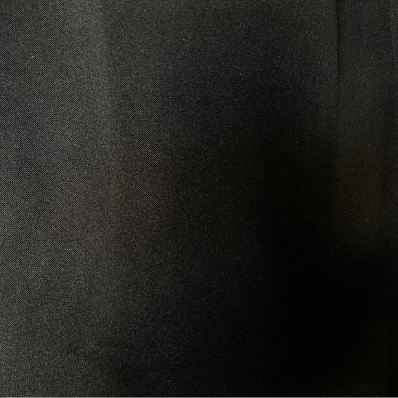 90s Black Satin Express Halter LBD Mini - Picture 5 of 11